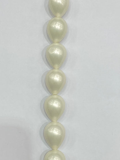 Olive Mother of Pearl - (Polished) - Teardrop/ Smooth