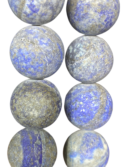 Lapis Lazuli - (Matte) - Round/ Smooth