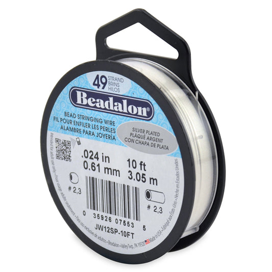 Beadalon, Beading Wire - 49 Strand (Silver)