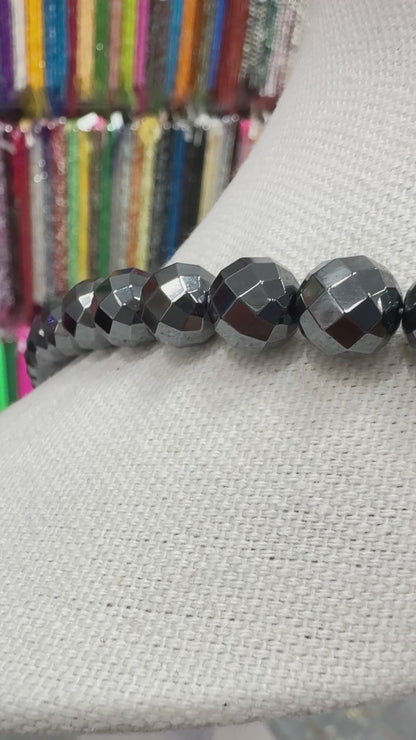 23.5 Inch Hematite Necklace