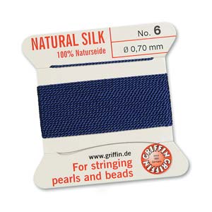 Griffin Silk Cord - Dark Blue
