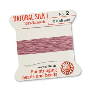 Griffin Silk Cord - Dark Pink