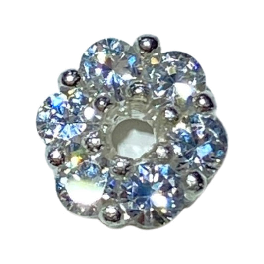 8.0mm Flower Bead w/ CZ