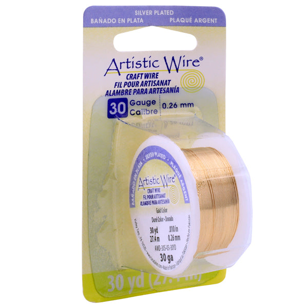 Artistic Wire, Craft Wire - (Gold) - Dispenser Spool