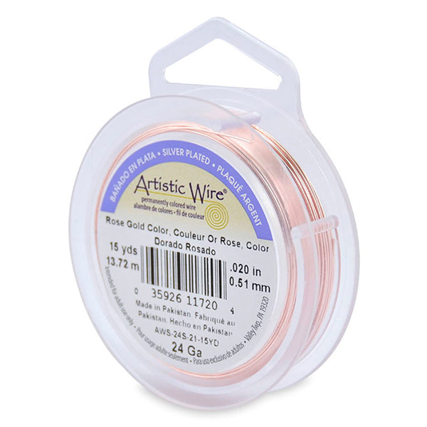 Artistic Wire, Craft Wire - 24 Gauge / 0.51mm - Retail Spool
