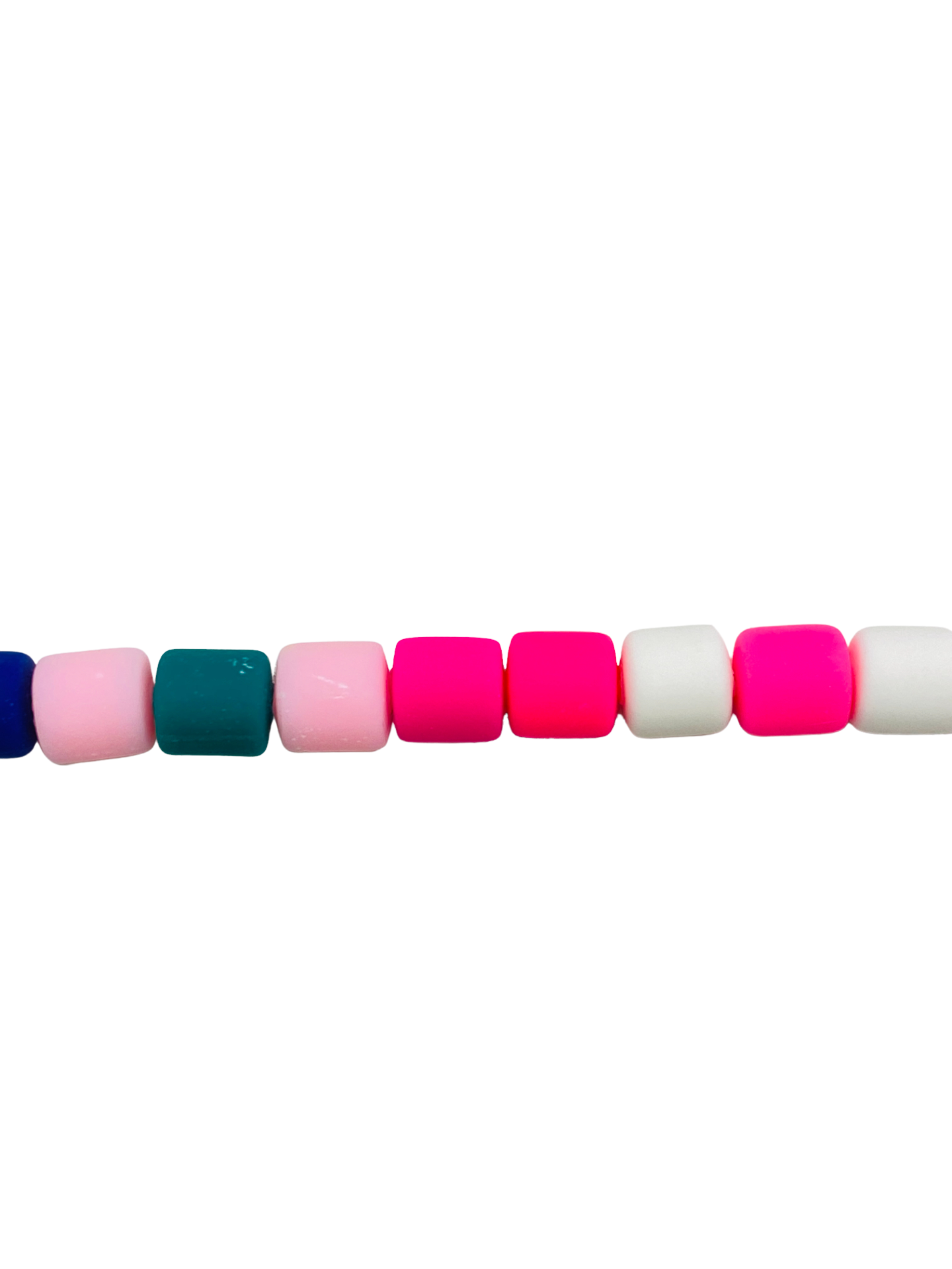 Multi-Color Barrel - Clay Beads