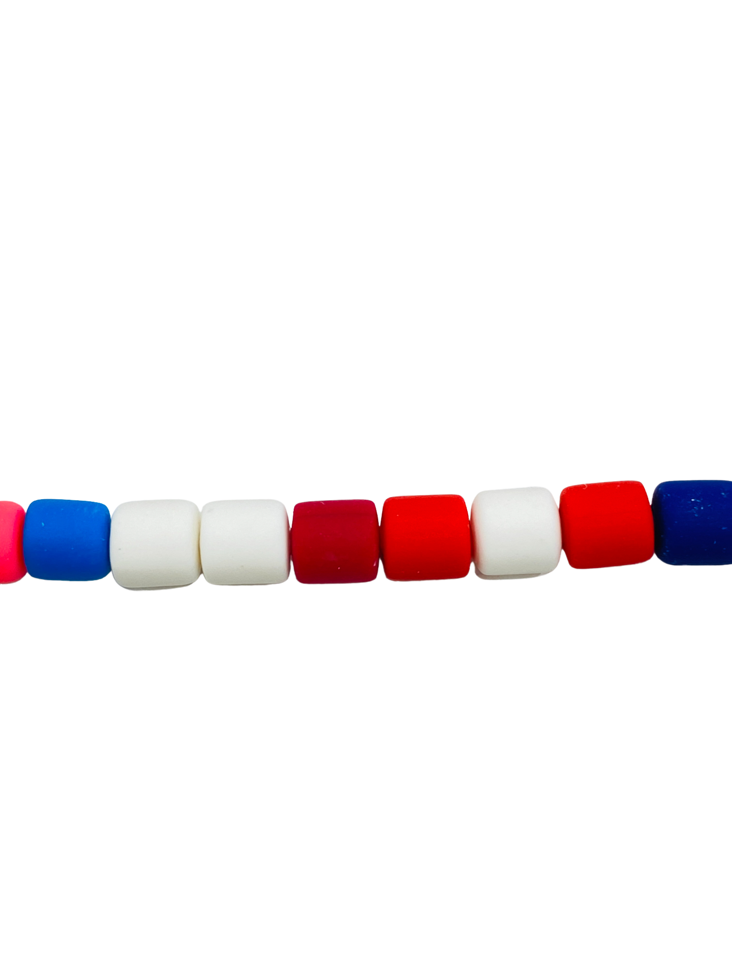 Multi-Color Barrel - Clay Beads