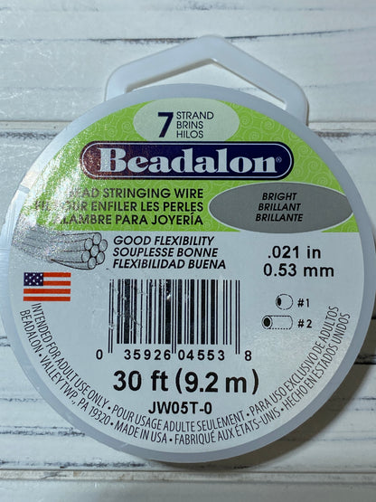 Beadalon, Stringing Wire - 7 Strand (Bright)