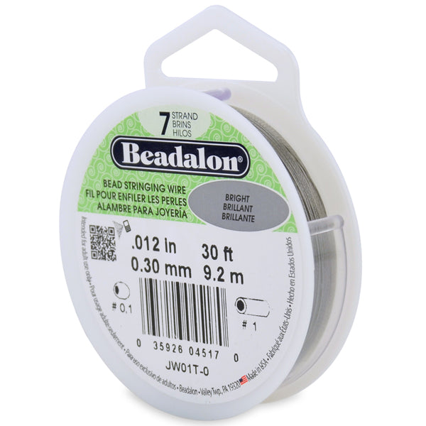 Beadalon, Stringing Wire - 7 Strand (Bright)