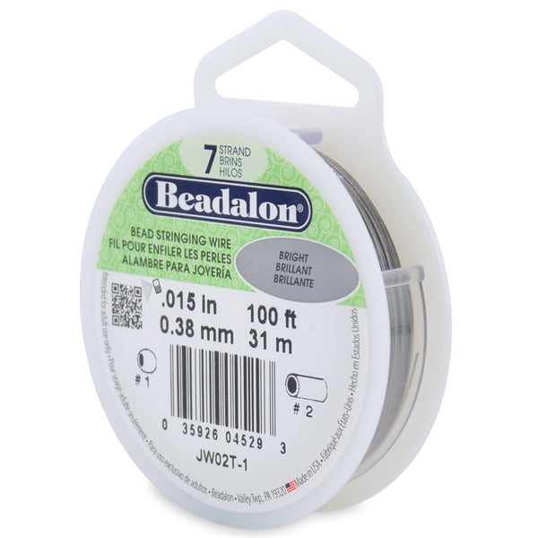 Beadalon, Stringing Wire - 7 Strand (Bright)