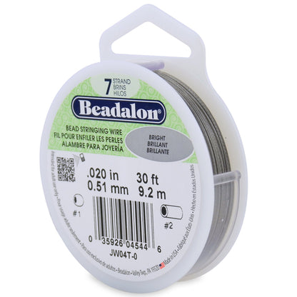 Beadalon, Stringing Wire - 7 Strand (Bright)