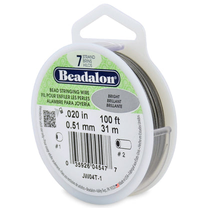 Beadalon, Stringing Wire - 7 Strand (Bright)