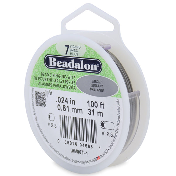 Beadalon, Stringing Wire - 7 Strand (Bright)